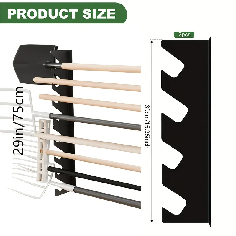 Gardening Tools Hoe - Soporte de Metal Resistente para Herramientas