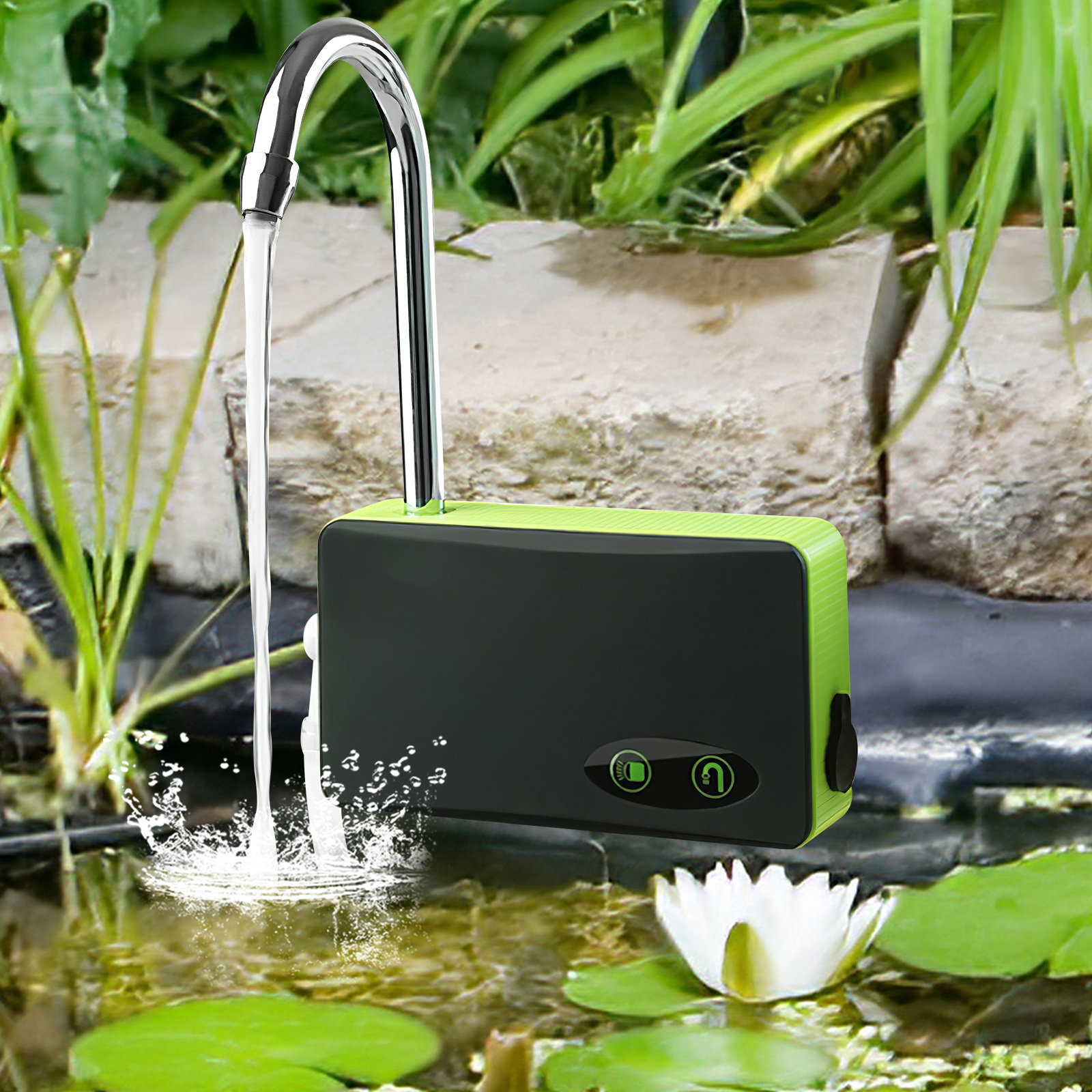 Gardening Tools Green - Bomba de oxígeno portátil tres en