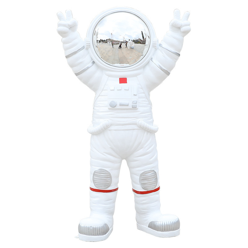Gardening Tools Sketch - Escultura de astronauta, adorno de fibra