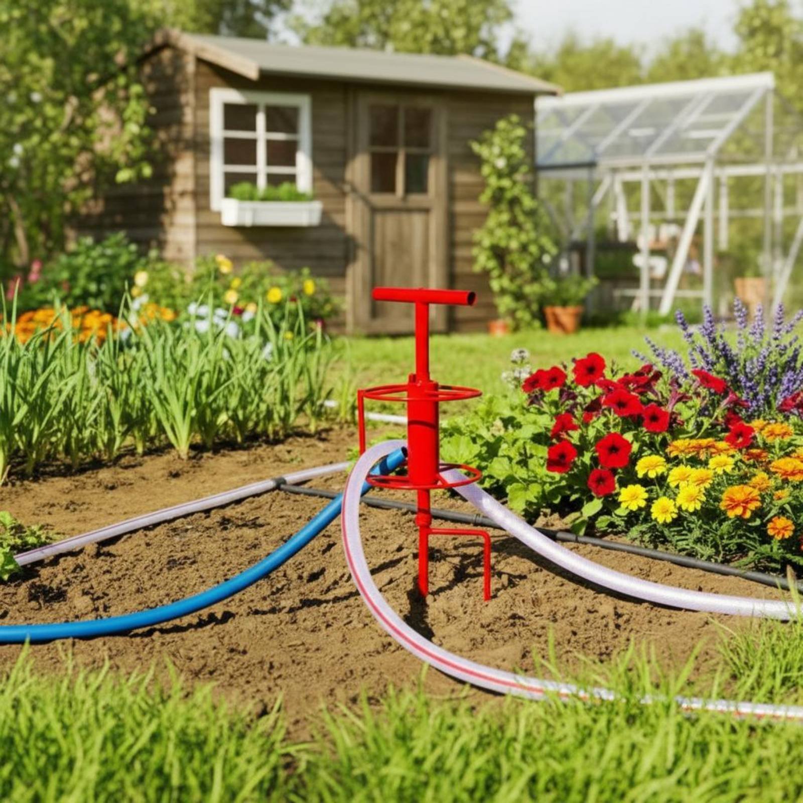 Gardening Tools Guide - Herramienta giratoria para tuberías de agua