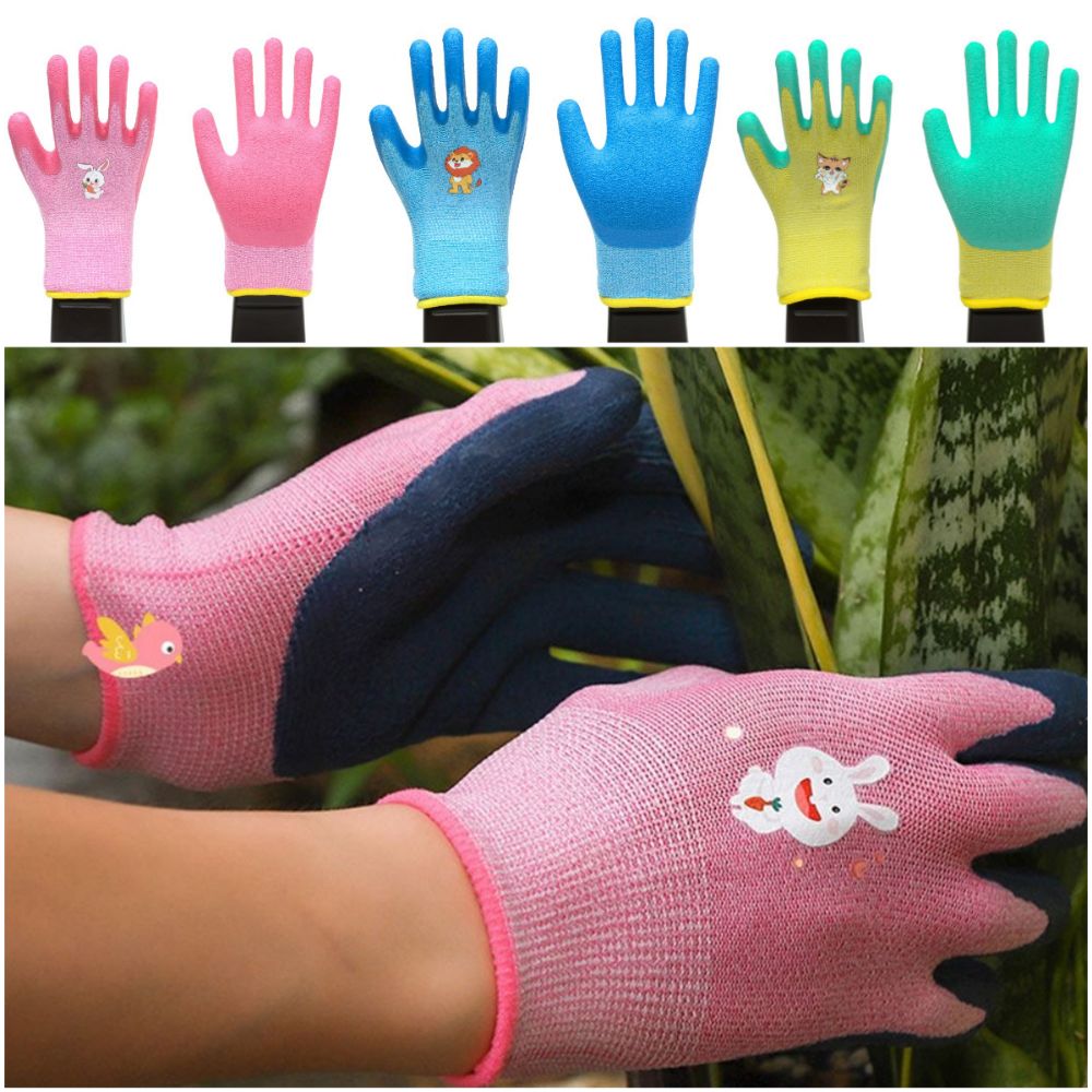Gardening Tools Pink - Herramienta guantes de trabajo multiusos 13