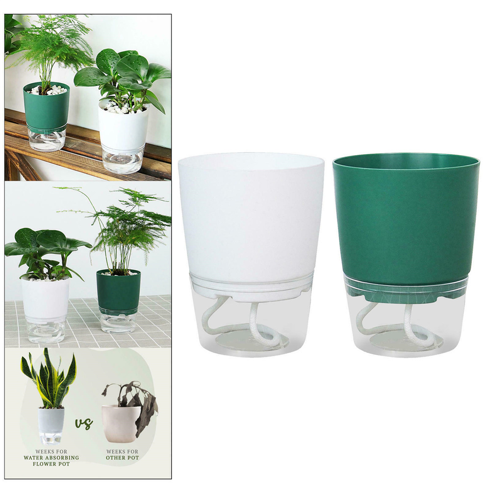 Automatic Plant Waterer - Maceta hidropónica perezosa, maceta automática absorbente