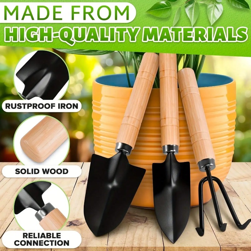 Gardening Tools Hoe - Juego de 3 Piezas/1 Set de