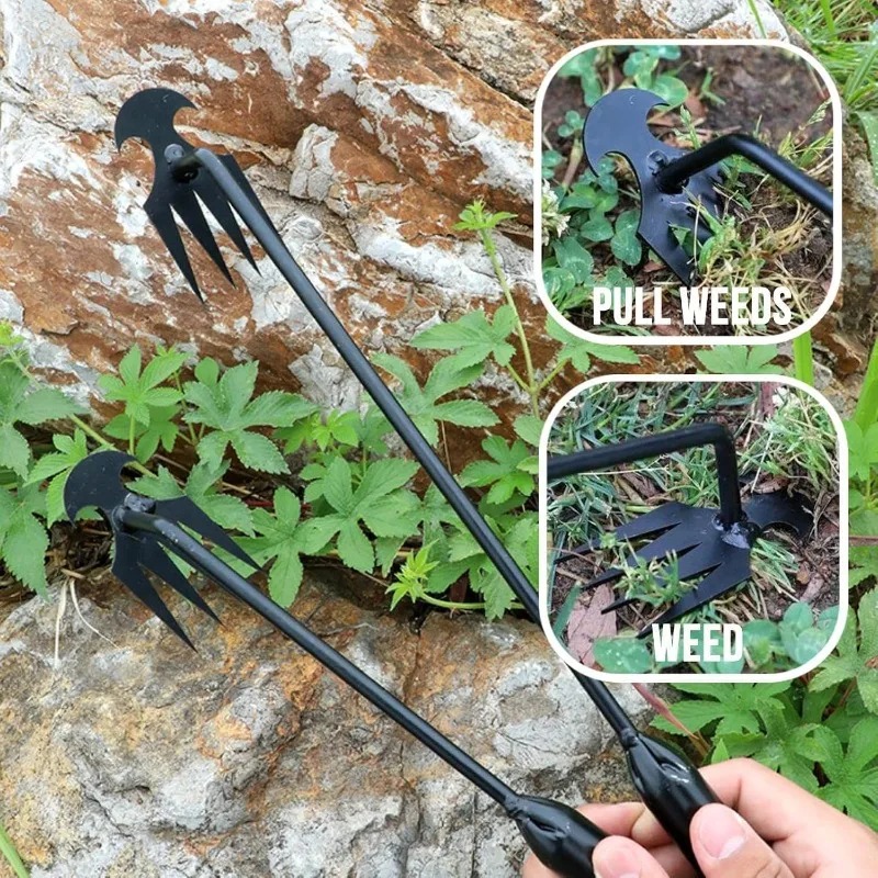 Rastrillo de jardín 2 en 1, he - Gardening Tools Hoe reseña y precio