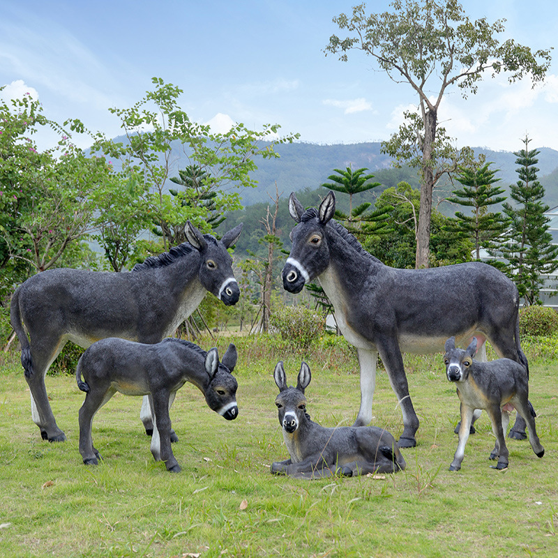 Escultura de burro de simulaci - Gardening Tools Sketch reseña y precio