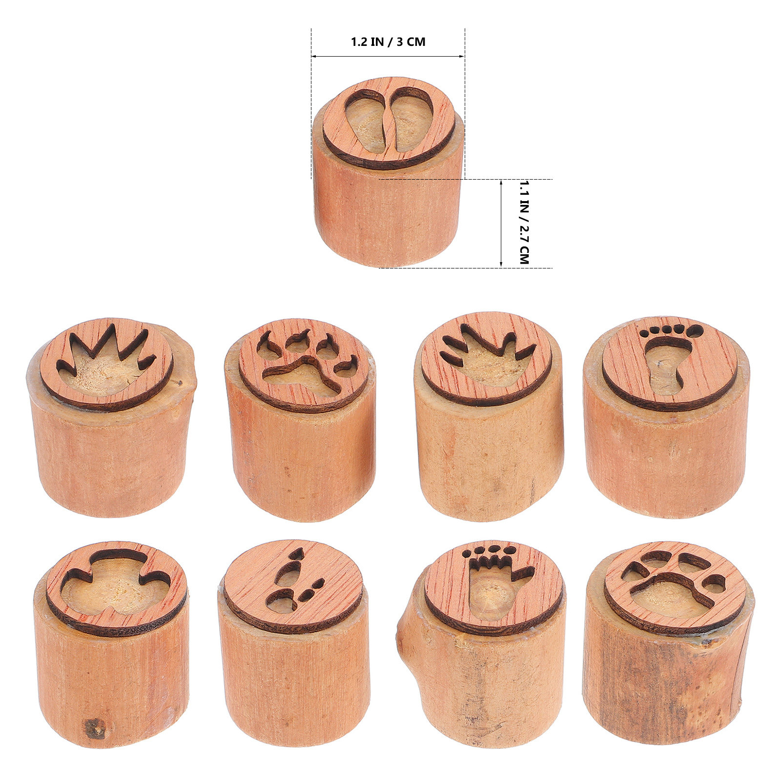 Juego de 9 Sellos de Huellas d - Gardening Tools For Kids reseña y precio
