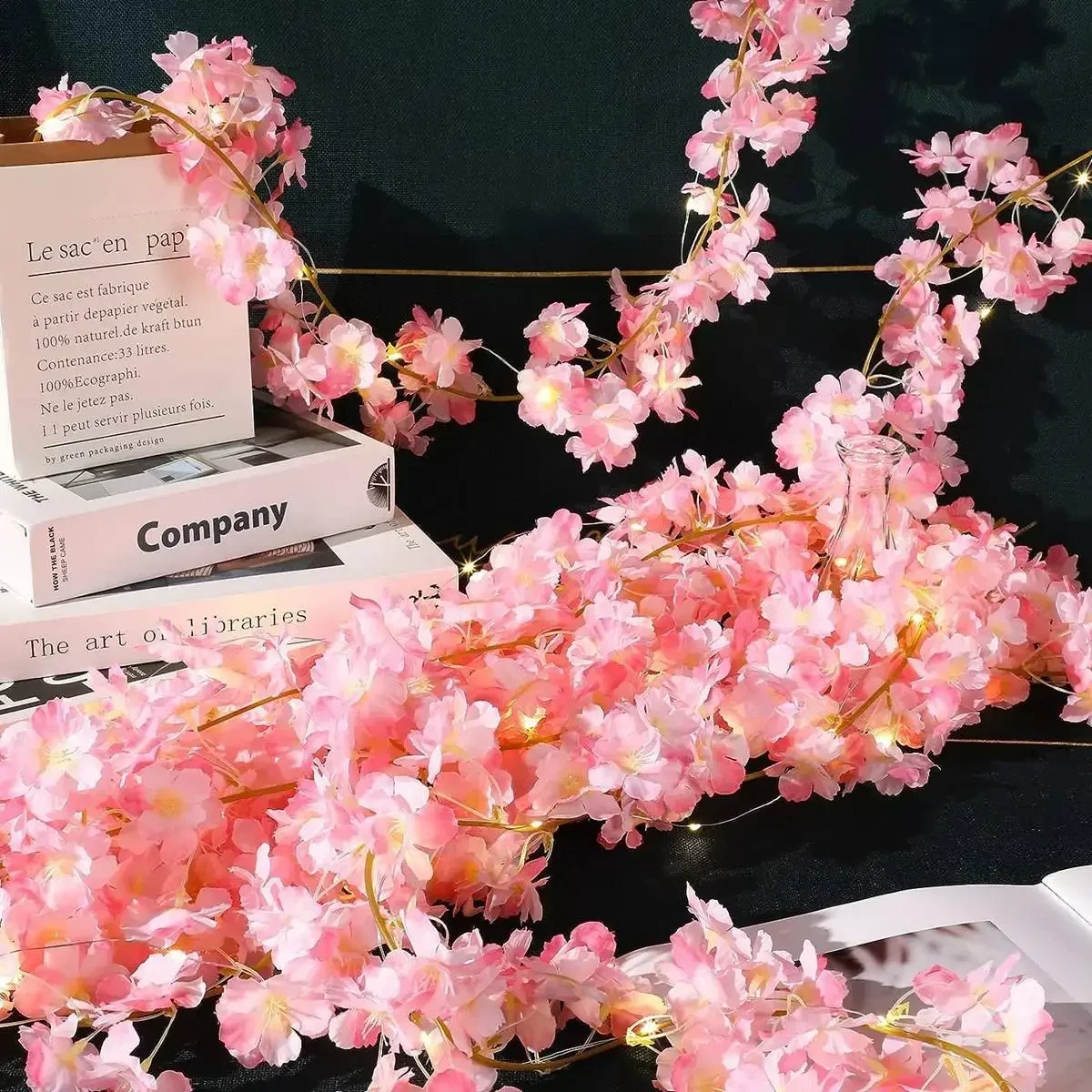 Lámpara LED de flores artifici - Gardening Tools Pink reseña y precio