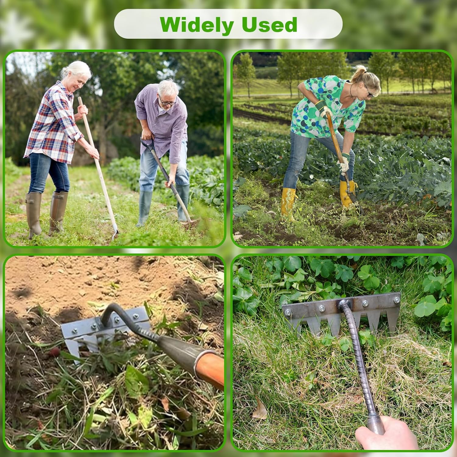 5/6/7/8 dientes hierro azada d - Gardening Tools Hoe reseña y precio