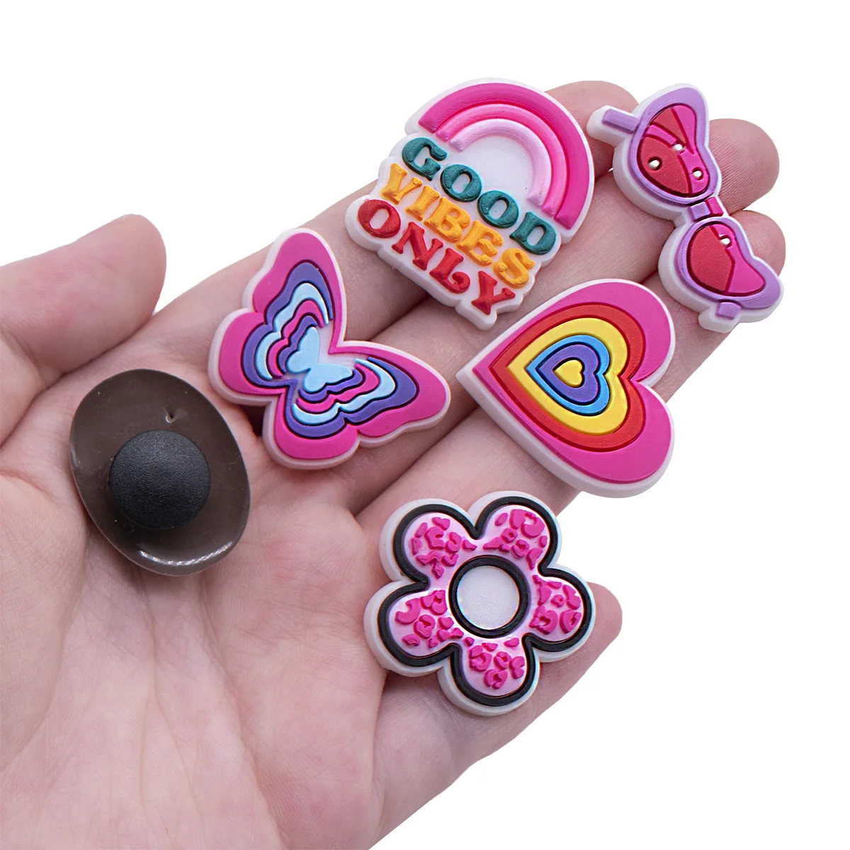 Lote de 2 uds. De dijes de la  - Gardening Tools Pink reseña y precio