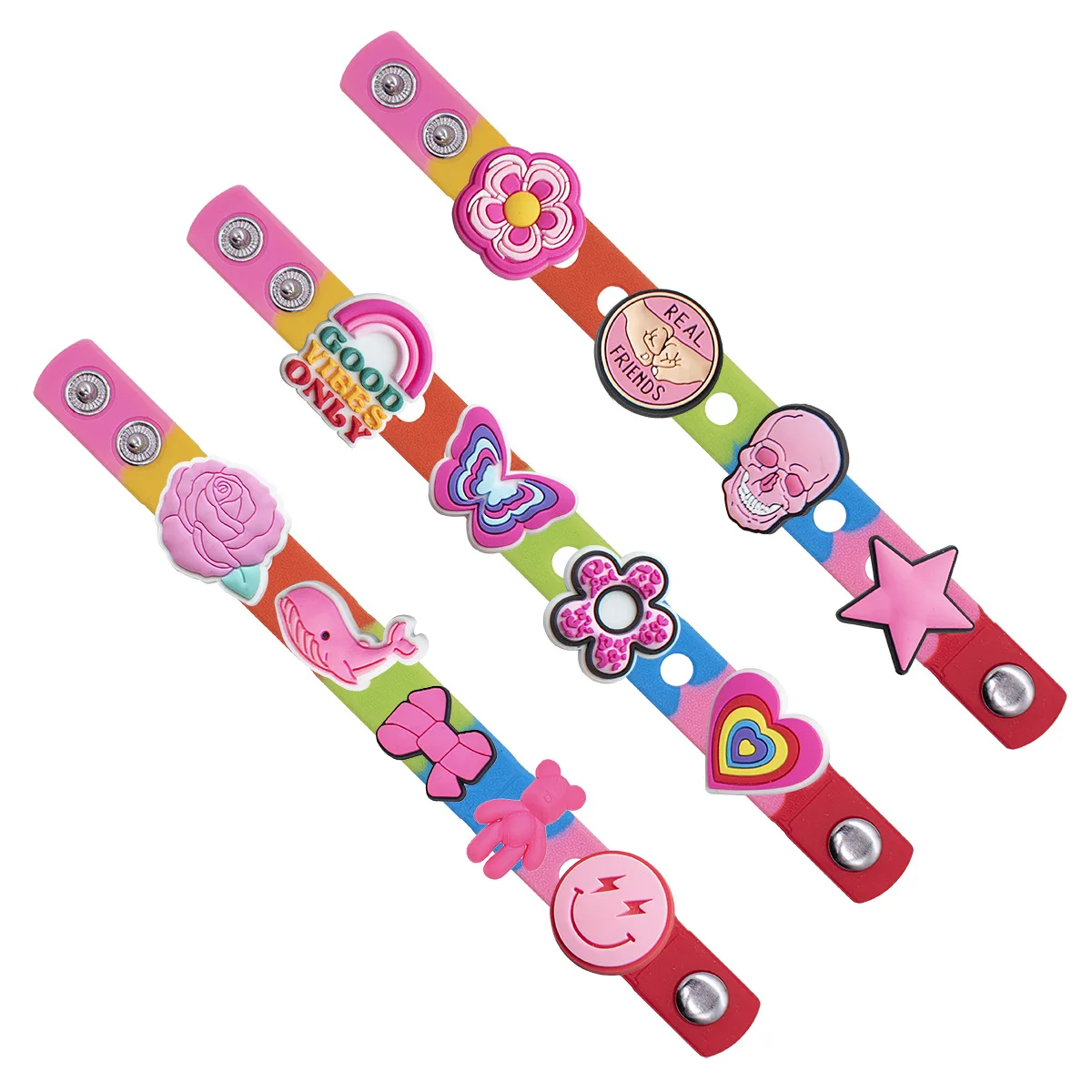 Lote de 2 uds. De dijes de la  - Gardening Tools Pink reseña y precio