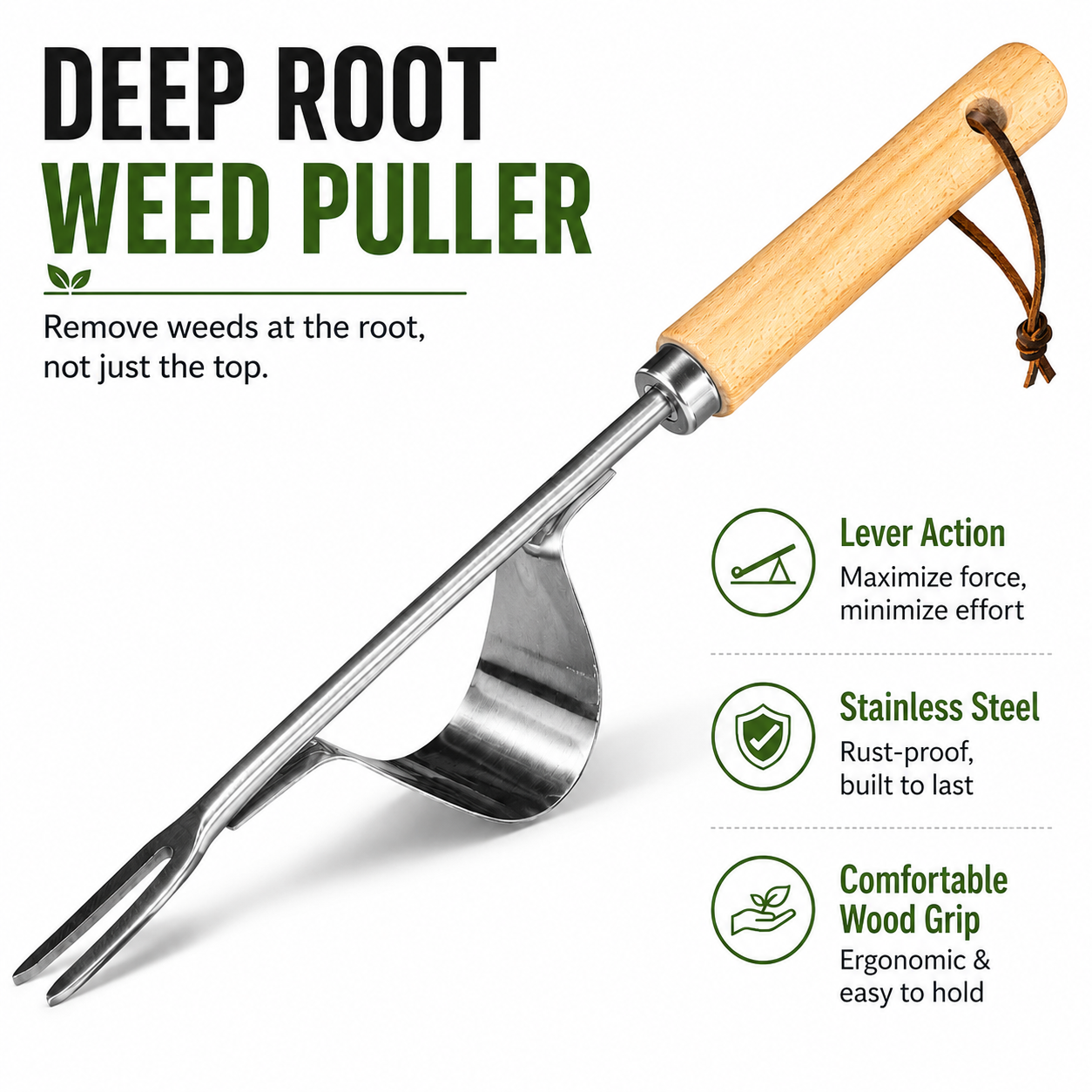 Removedor manual de malas hier - Gardening Tools Hoe reseña y precio