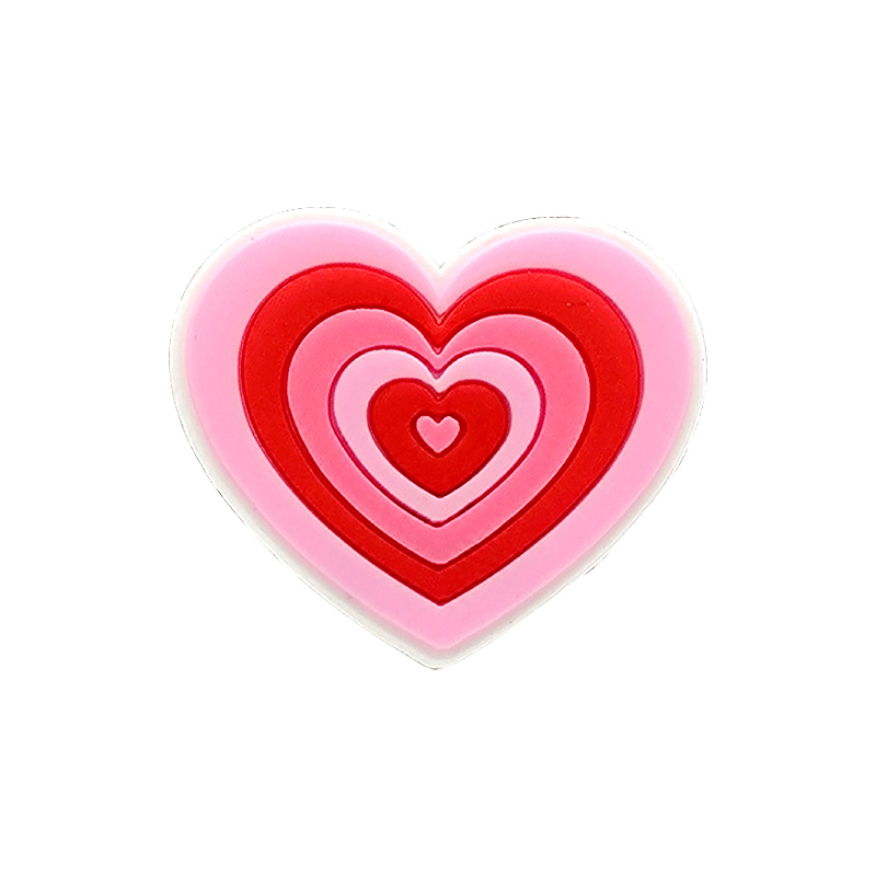 Dijes de zapatos de corazón de - Gardening Tools Pink reseña y precio