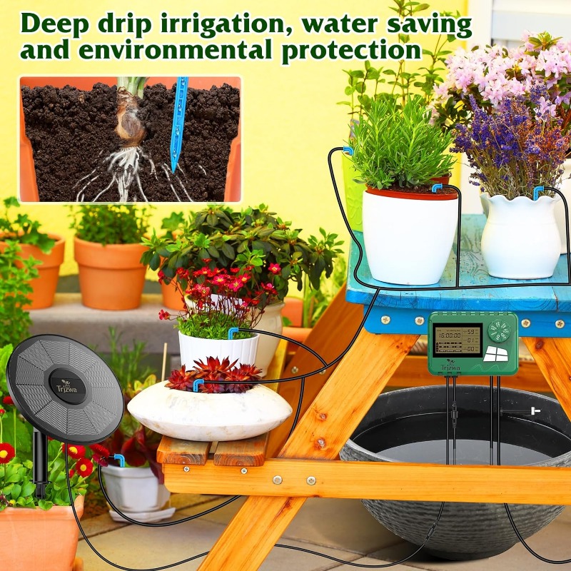 Equipo de riego solar, kit de  - Automatic Plant Waterer reseña y precio