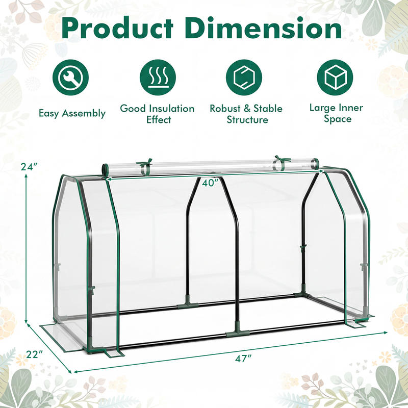 Mini invernadero portátil con  - Greenhouse Mini Indoor reseña y precio