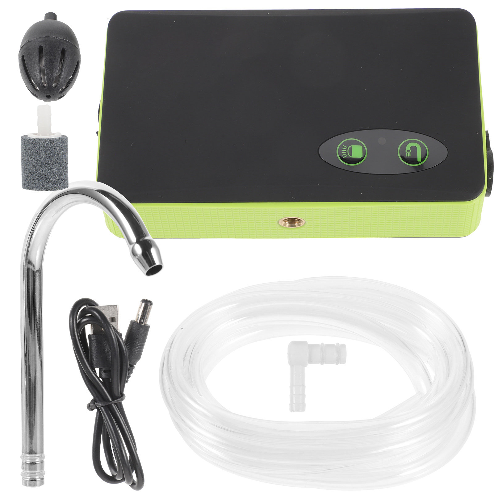 Bomba de oxígeno portátil tres - Gardening Tools Green reseña y precio