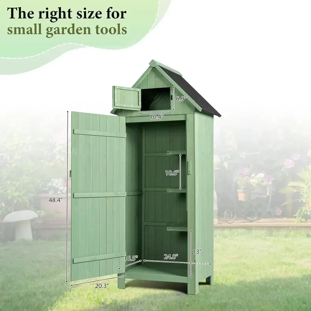 Caseta de Almacenamiento Exter - Gardening Tools Green reseña y precio