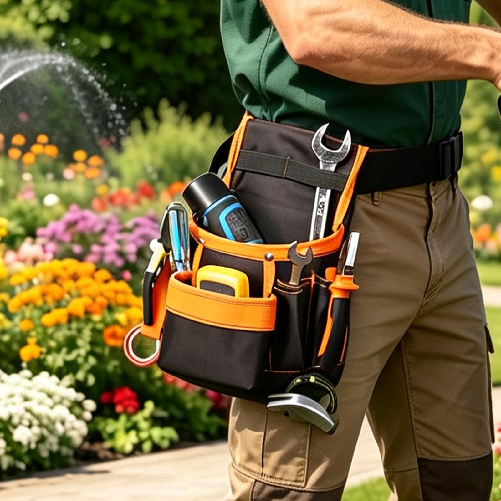 Bolsa de cintura para herramie - Gardening Tools Repair Shop reseña y precio