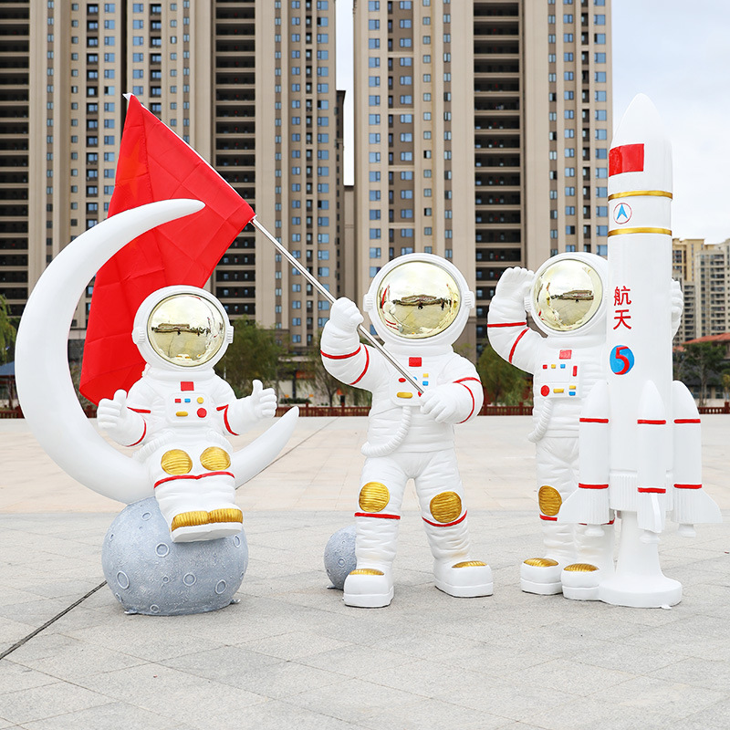 Escultura de astronauta, adorn - Gardening Tools Sketch reseña y precio