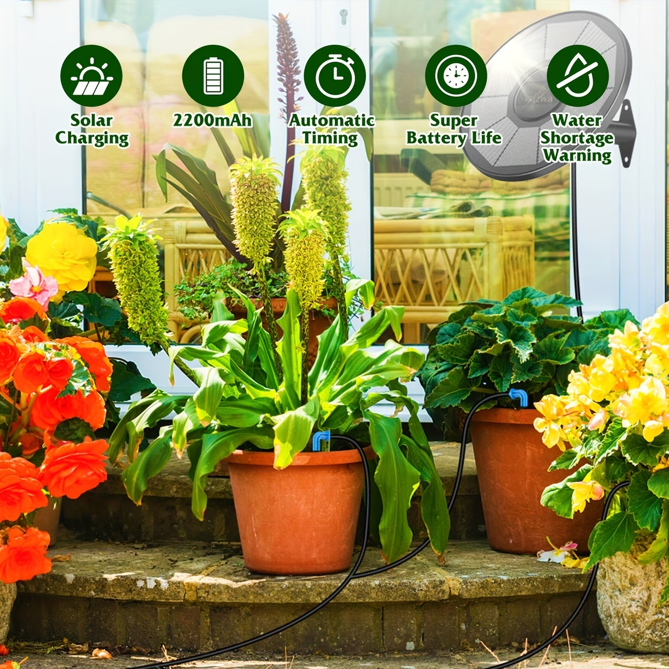 Sistema de Riego por Goteo Sol - Automatic Plant Waterer reseña y precio