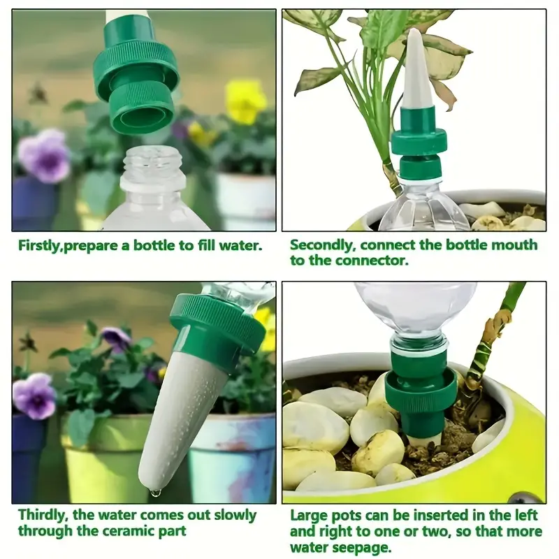 4 estacas de riego automático  - Automatic Plant Waterer reseña y precio