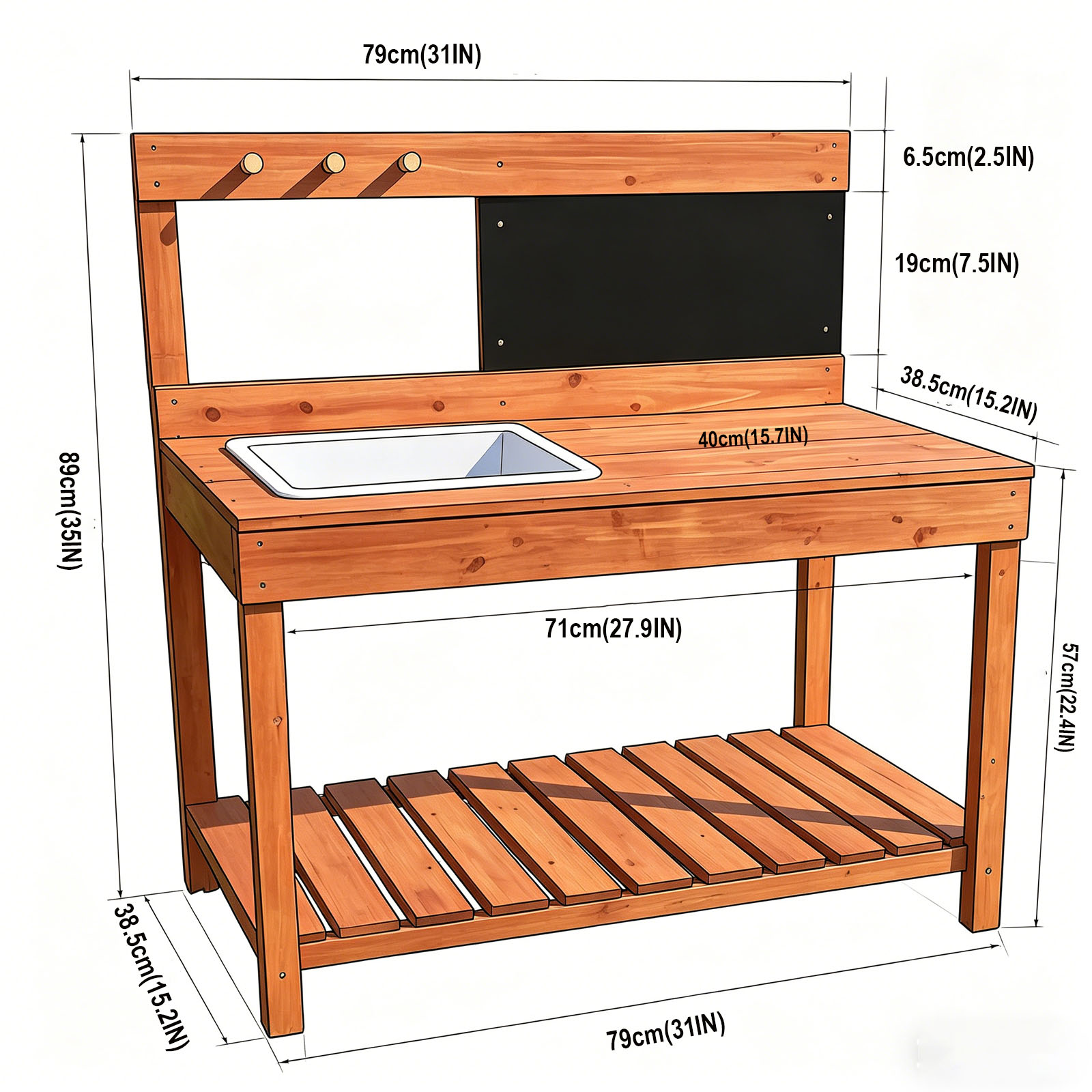 Mesas de Jardinería de Madera  - Gardening Tools For Kids reseña y precio