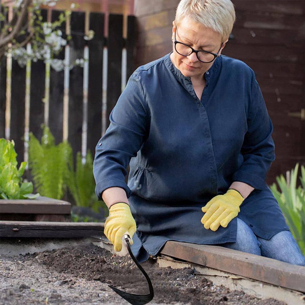 Azadas triangulares para granj - Gardening Tools Hoe reseña y precio