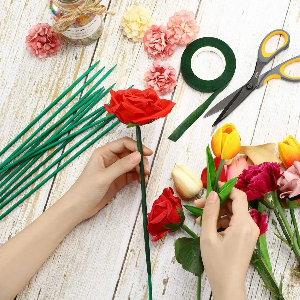 Estaca de bambú verde para pla - Gardening Tools Green reseña y precio