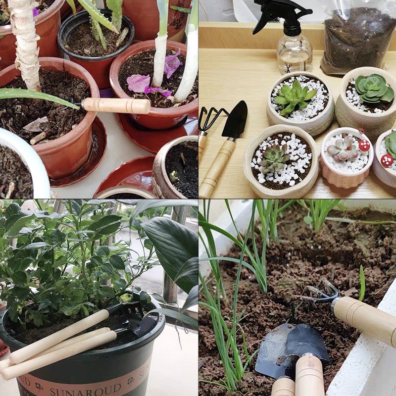 Juego de Mini herramientas de  - Gardening Tools Hoe reseña y precio