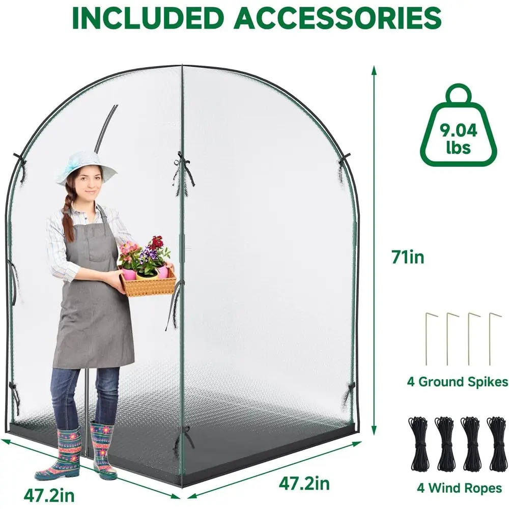 Mini Invernadero Portátil con  - Greenhouse Mini Indoor reseña y precio