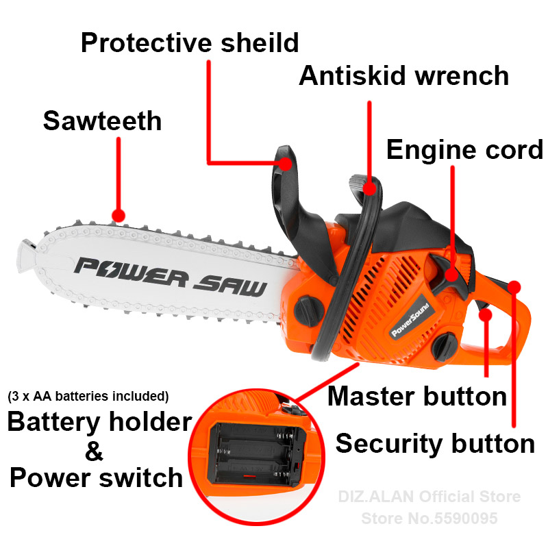 Motosierra Eléctrica de Juguet - Gardening Tools For 10 Year Olds reseña y precio