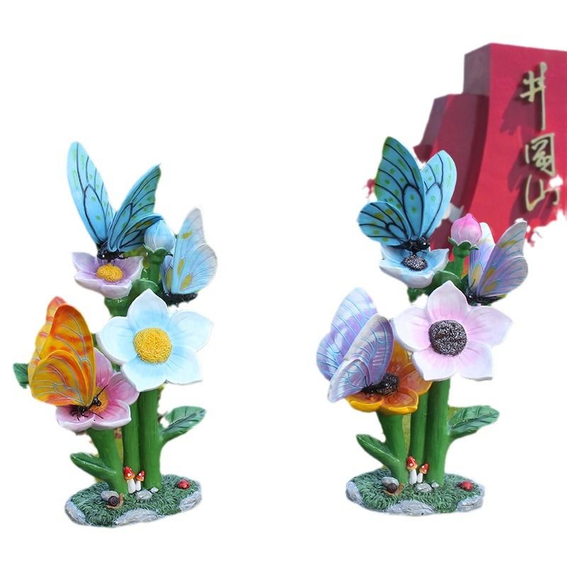 Escultura de flor de mariposa  - Gardening Tools Sketch reseña y precio