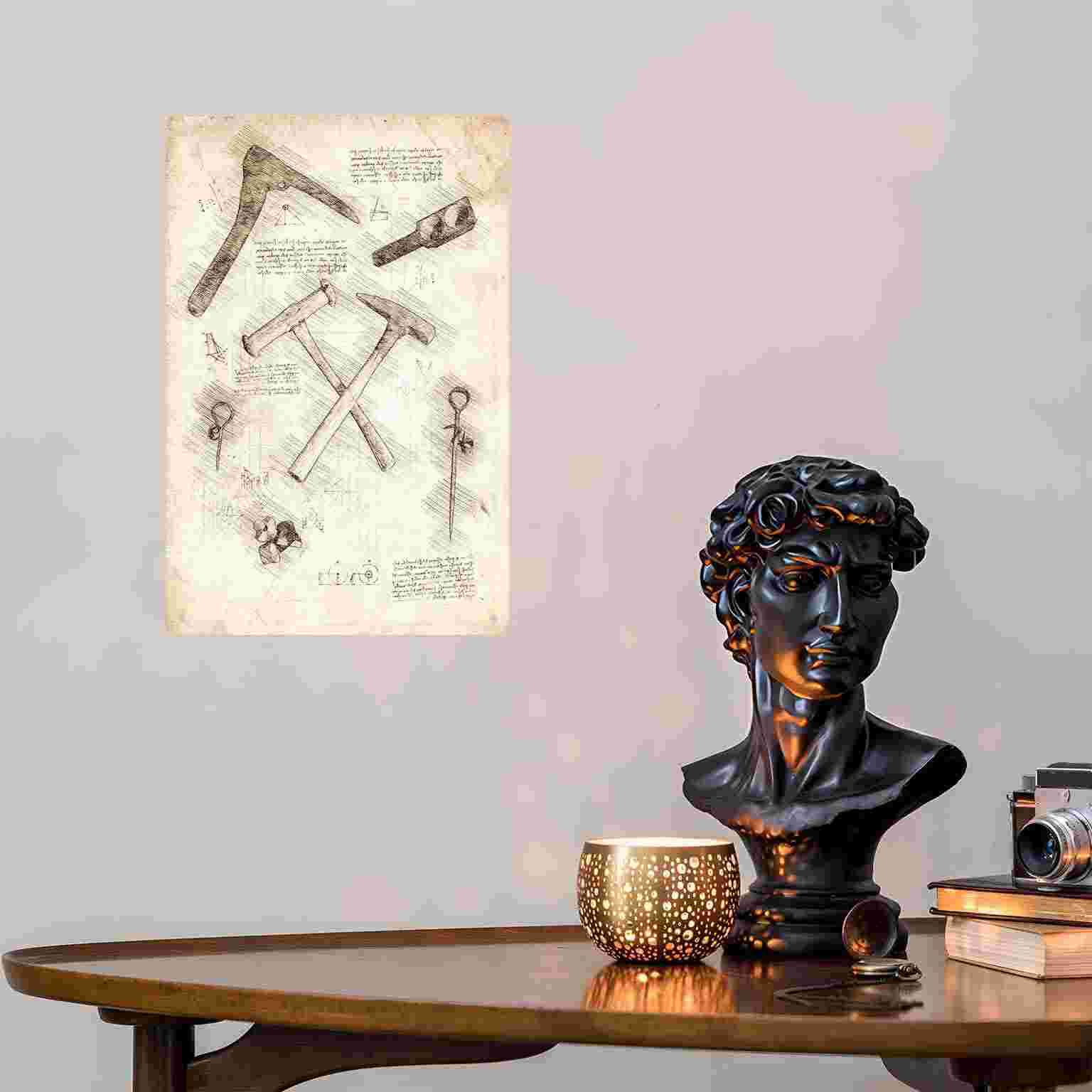 Letrero Metálico Decorativo 2D - Gardening Tools Sketch reseña y precio