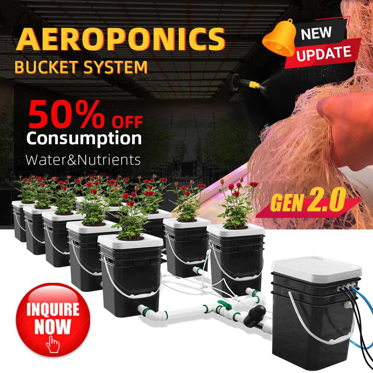 Sistema de cultivo hidropónico - Gardening Tools Best Quality reseña y precio