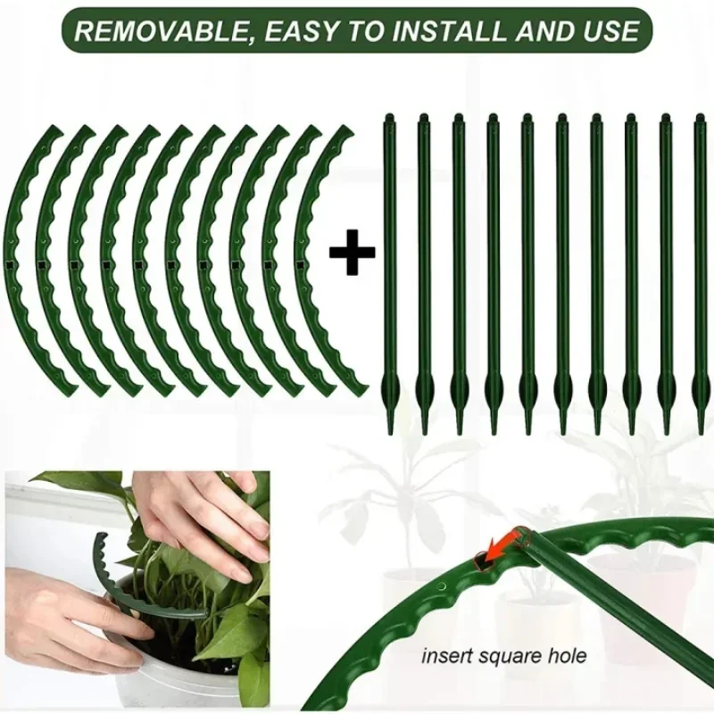 Soporte de plástico para plant - Gardening Tools Hoe reseña y precio