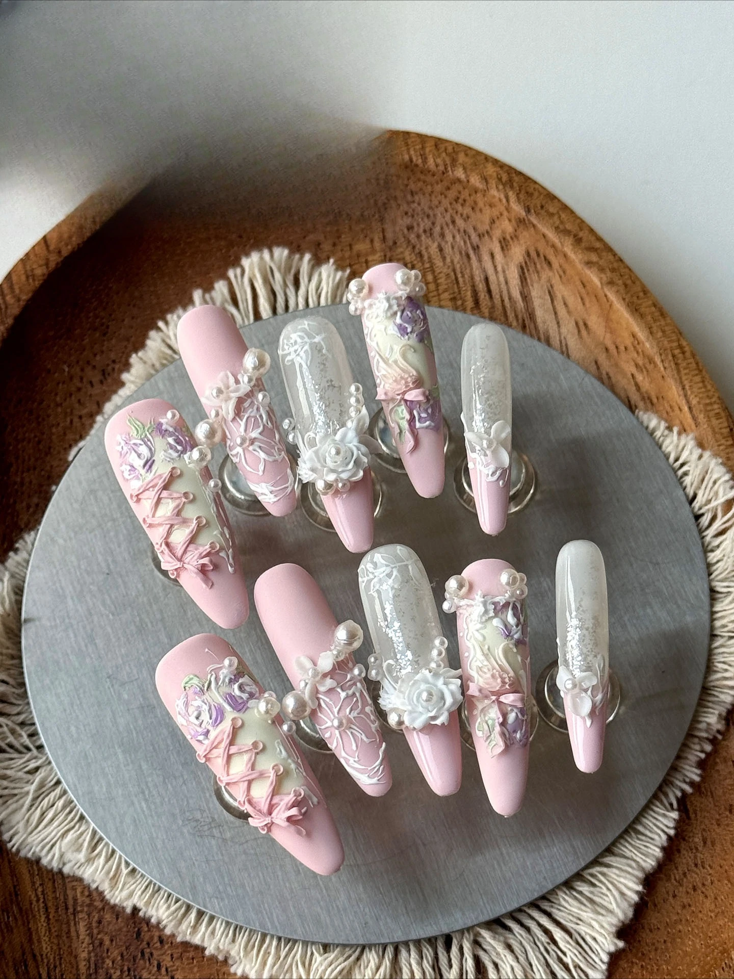 Arte de Uñas con Diseño Tridim - Gardening Tools Pink reseña y precio