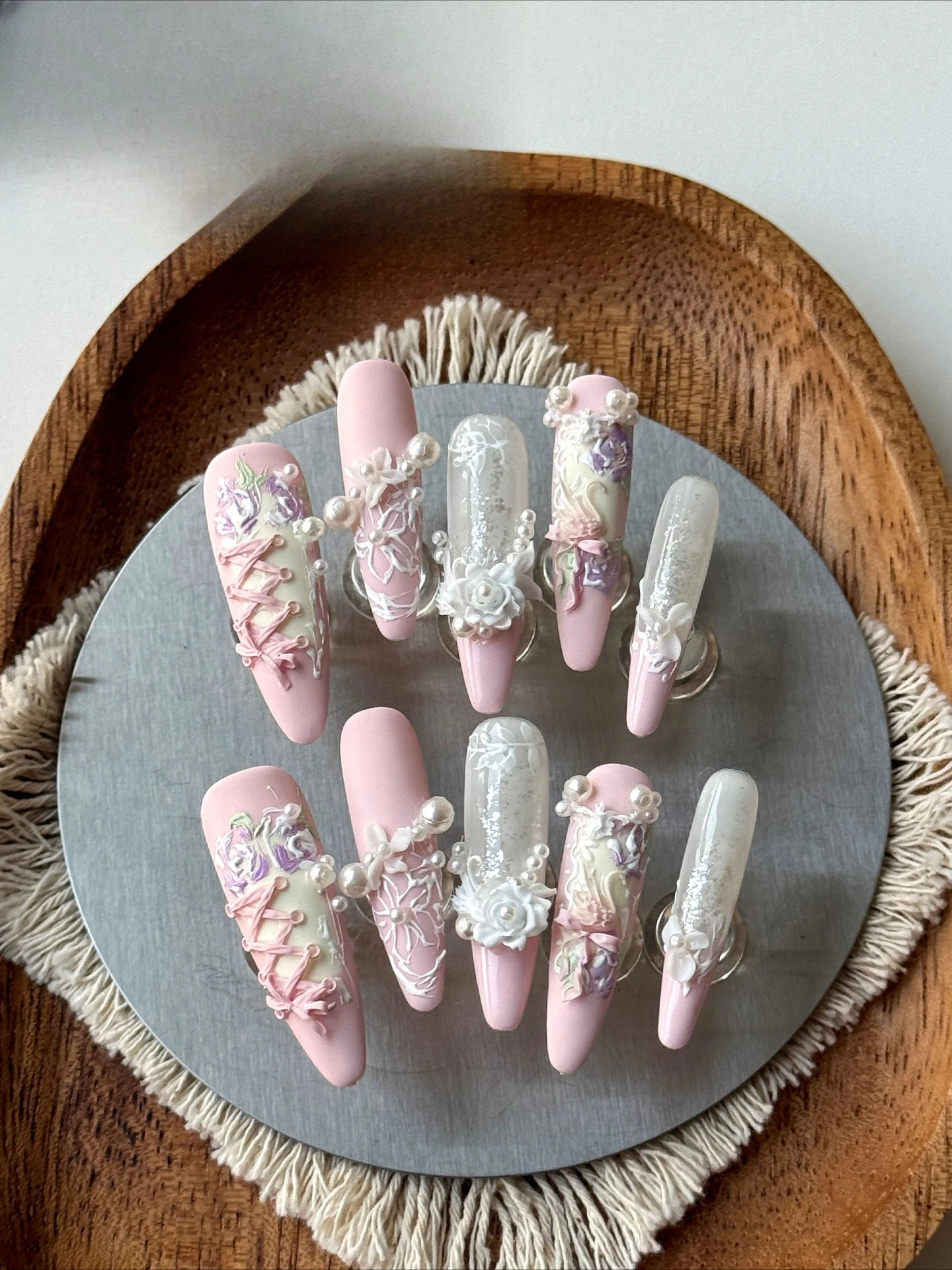 Arte de Uñas con Diseño Tridim - Gardening Tools Pink reseña y precio
