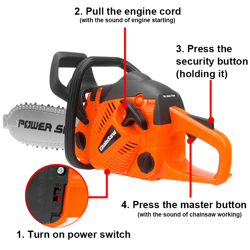 Motosierra de juguete para niñ - Gardening Tools For 10 Year Olds reseña y precio