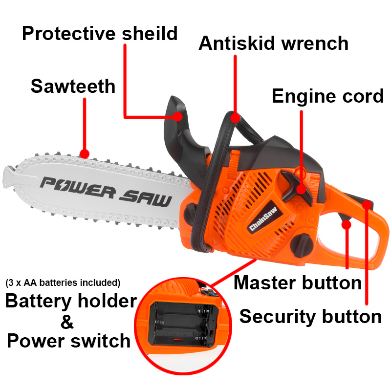 Motosierra de juguete para niñ - Gardening Tools For 10 Year Olds reseña y precio