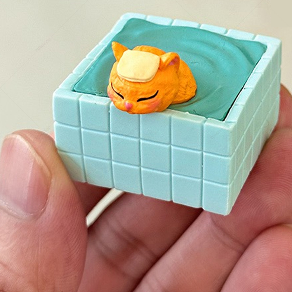 Mini adorno de gato de ducha,  - Gardening Tools For 10 Year Olds reseña y precio