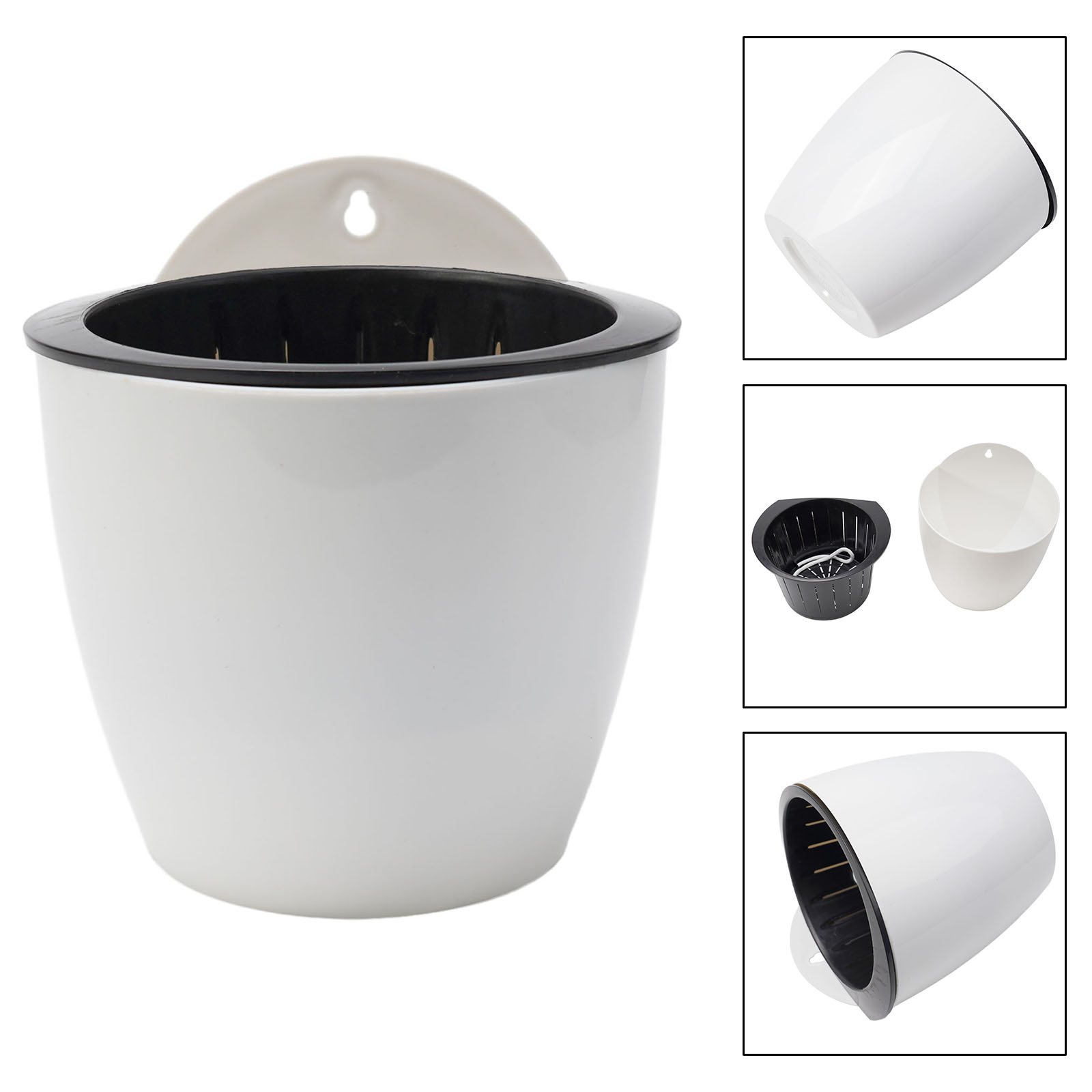 Maceta de flores montada en la - Gardening Tools Green reseña y precio