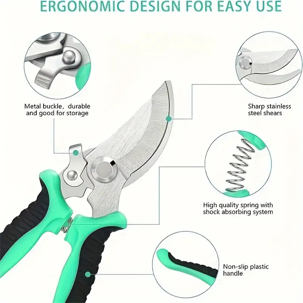 Tijeras de podar de acero inox - Gardening Tools Cutter reseña y precio