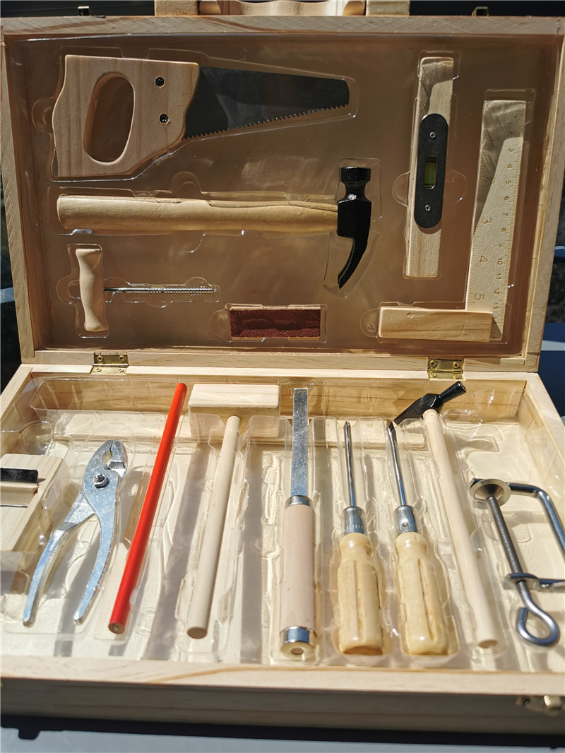 Caja de madera de carpintero p - Gardening Tools For 10 Year Olds reseña y precio