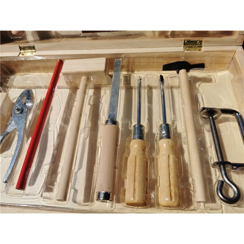 Caja de madera de carpintero p - Gardening Tools For 10 Year Olds reseña y precio