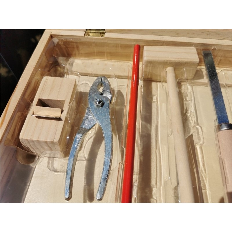 Caja de madera de carpintero p - Gardening Tools For 10 Year Olds reseña y precio