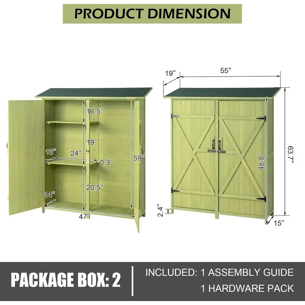 Caseta de Almacenamiento Exter - Gardening Tools Green reseña y precio