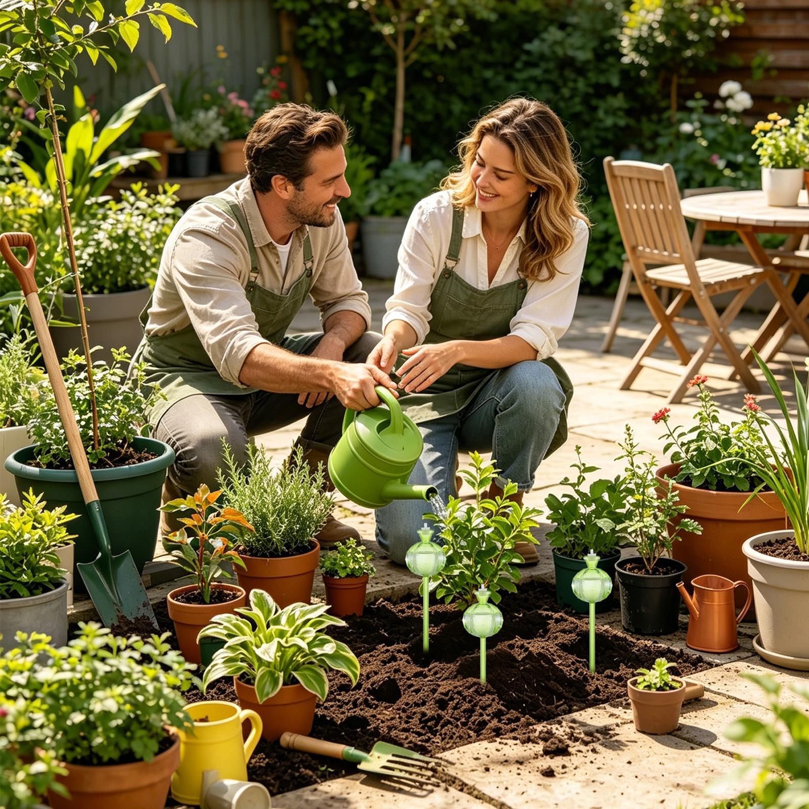 Estacas de riego para plantas, - Automatic Plant Waterer reseña y precio