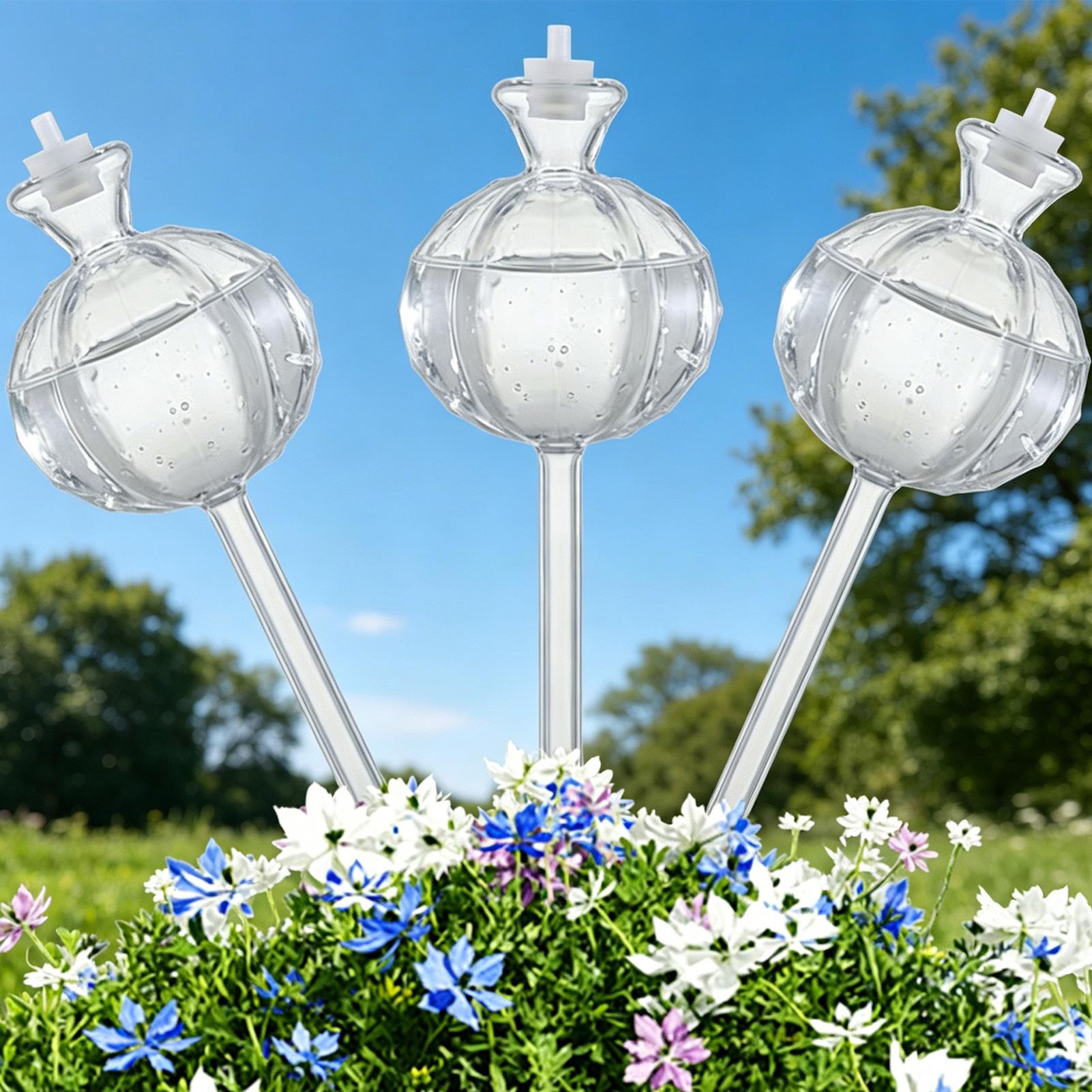 Estacas de riego para plantas, - Automatic Plant Waterer reseña y precio